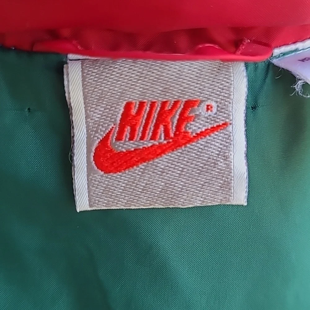NIKE Respect the Game Navy‎ Red Green Block Mens XL Windbreaker Jacket VTG RARE